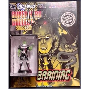 Eaglemoss 1:16 DC Comics Super Hero Fig w/Book: Brainiac #65